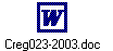 Creg023-2003.doc