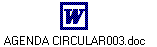AGENDA CIRCULAR003.doc