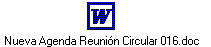 Nueva Agenda Reuni�n Circular 016.doc