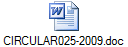CIRCULAR025-2009.doc